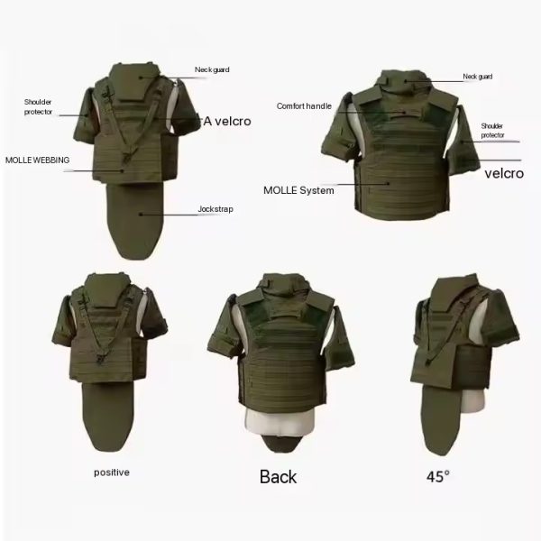 Full Protection Tactical Vest for Personal Defense Safety Equipment - Image 3