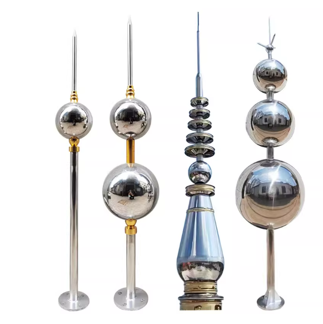 10m-25m Self Supporting GSM Lightning Rod Angle Steel Telecom Radar Tower Lightning Pole Antenna Tower