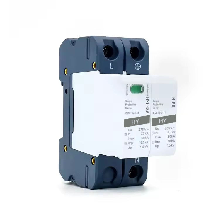 AC SPD 40KA Surge Protectors for Lightning Protection in Solar Systems and Industrial & Electronic Equipment