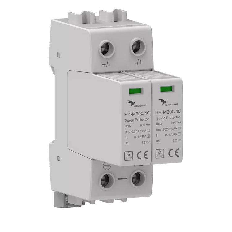 DC 40KA SPD T1+T2 1500V-1200V Solar Surge Protector Arrester 2P 3P High Voltage Protection Devices
