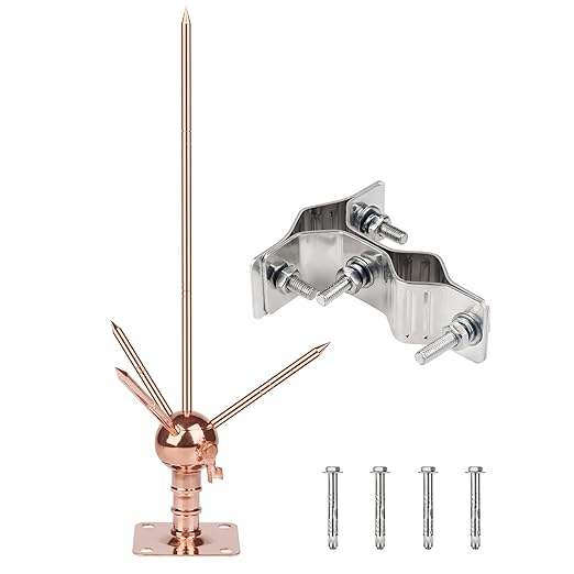 China Suppliers Offer Advanced ESE Lightning Rods With Pre-Discharge Air Arrester for Building Protection