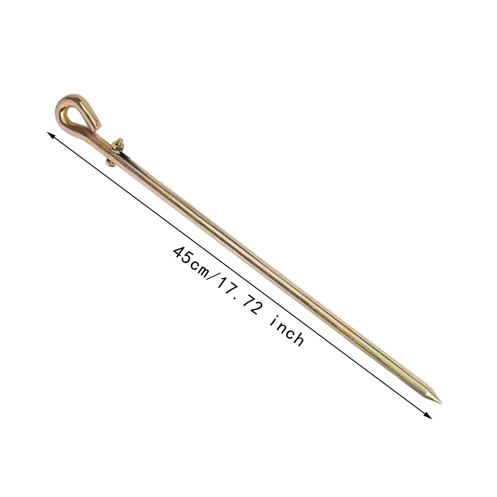 Copper Bonded Ground Rod UL Certified With Ground Rod Clamp GCC 16 for Electrical Earthing Systems 8 Ft Copper Ground Rod