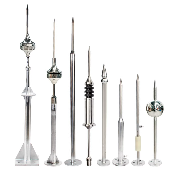 New Arrival Lightning Protection Rod System OEM/ODM Stainless Steel Double-ball Type Lightning Arrester Rod for Tower - Image 2