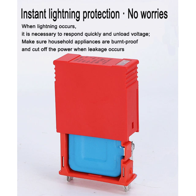 2Pole 2P DC 1000V Solar PV Surge Protector DPS Protection Arrester Device 20KA-40ka Surge Protection Type T2 - Image 2