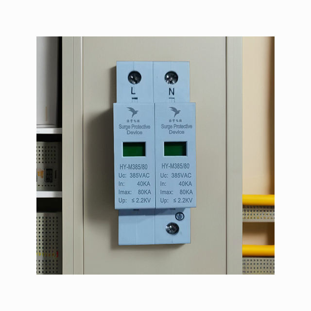 Single-Phase 2P 80KA T2 Type Surge Protector High Performance SPD Surge Protection Device - Image 2