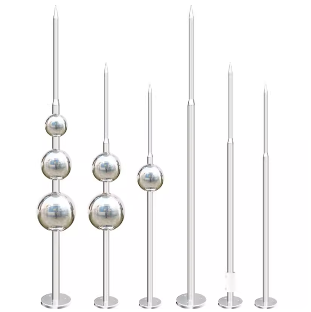 Factory Professional Manufacture Steel Lightning Rod Outdoor High Quality Lightning Rod - Image 2