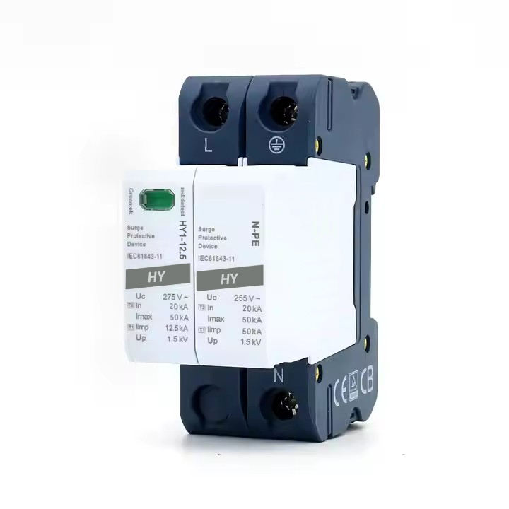 Thunder Protector 2P 275V AC Surge Protective Device 40KA Imax for Lightning Solar System Protection for Electronic Equipment - Image 3