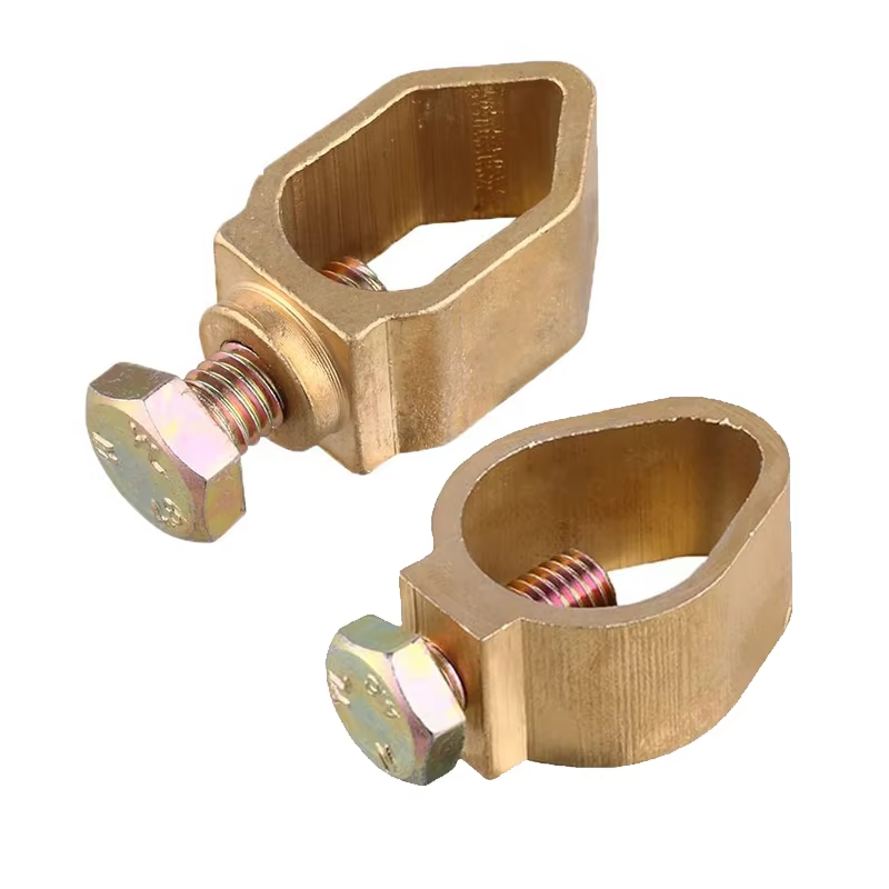 Customized 5/8\" Ground Rod Clamp Earth Cable Connector for Lightning Protection Grounding System for Lightning Protection Groun - Image 3