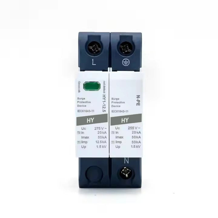 Thunder Protector 2P 275V AC Surge Protective Device 40KA Imax for Lightning Solar System Protection for Electronic Equipment - Image 5