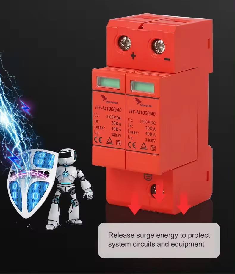 DC Low Voltage Lightning Surge Arrester Protector Spd Dc 40Ka Imax Surge Protector for Solar Energy System - Image 6