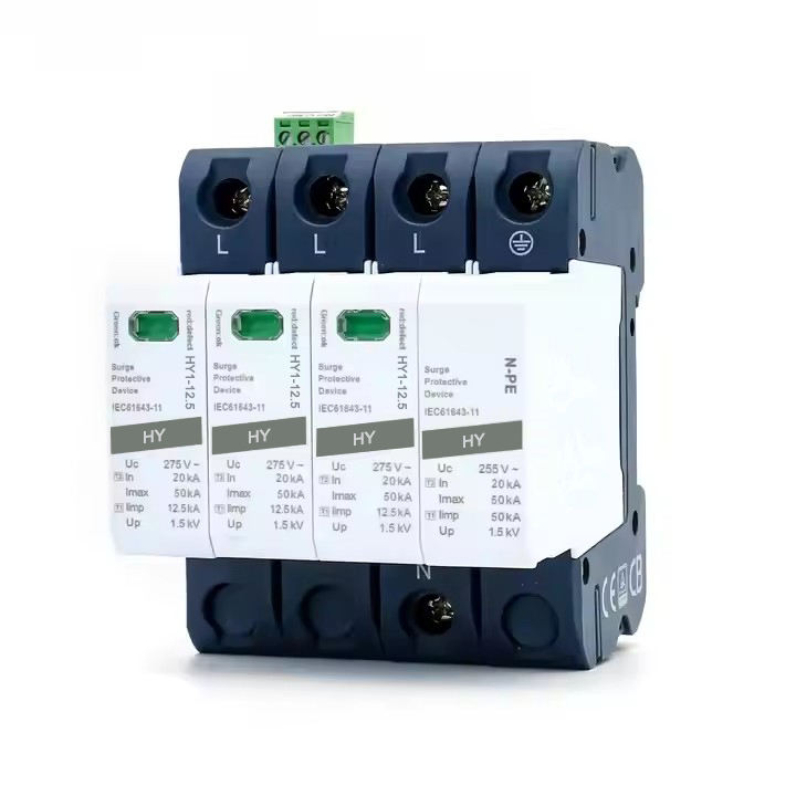 AC SPD Lightning Surge Protection Protector 275V for Solar System Electronic Equipment Industrial Applications with 40KA Imax