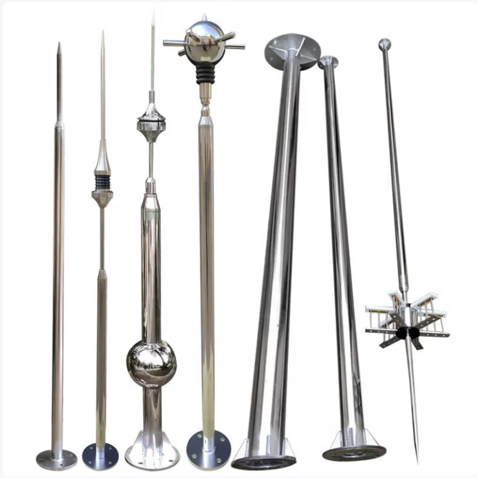 Manufacturer Sale Tower Lightning Rod Copper Ground Rod Lightning Rod - Image 2