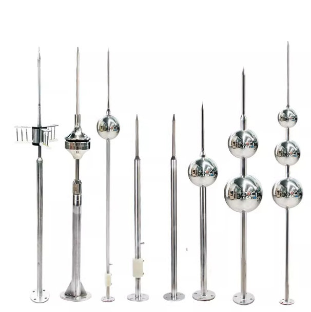 Lightning Rod of Lightning Protection Device for 9-19 M Steel Pipe Lightning Rod Steel Structure - Image 3