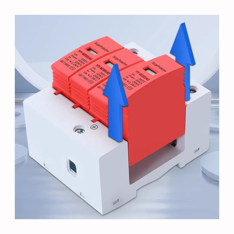 Wholesale 1P 2P 3P 4P 40KA T2 Power Surge Protector SPD Surge Protector Arrester Surge Protective Device SPD - Image 4