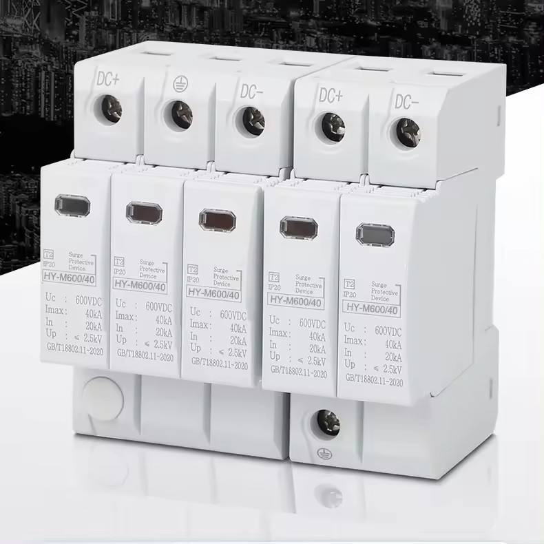 Newest T2 Type 2 Dc Solar Spd Surge Protection Protector Protective Device Pv Power System With 600v 800v 1000v 2p 3p 20ka 40ka - Image 5